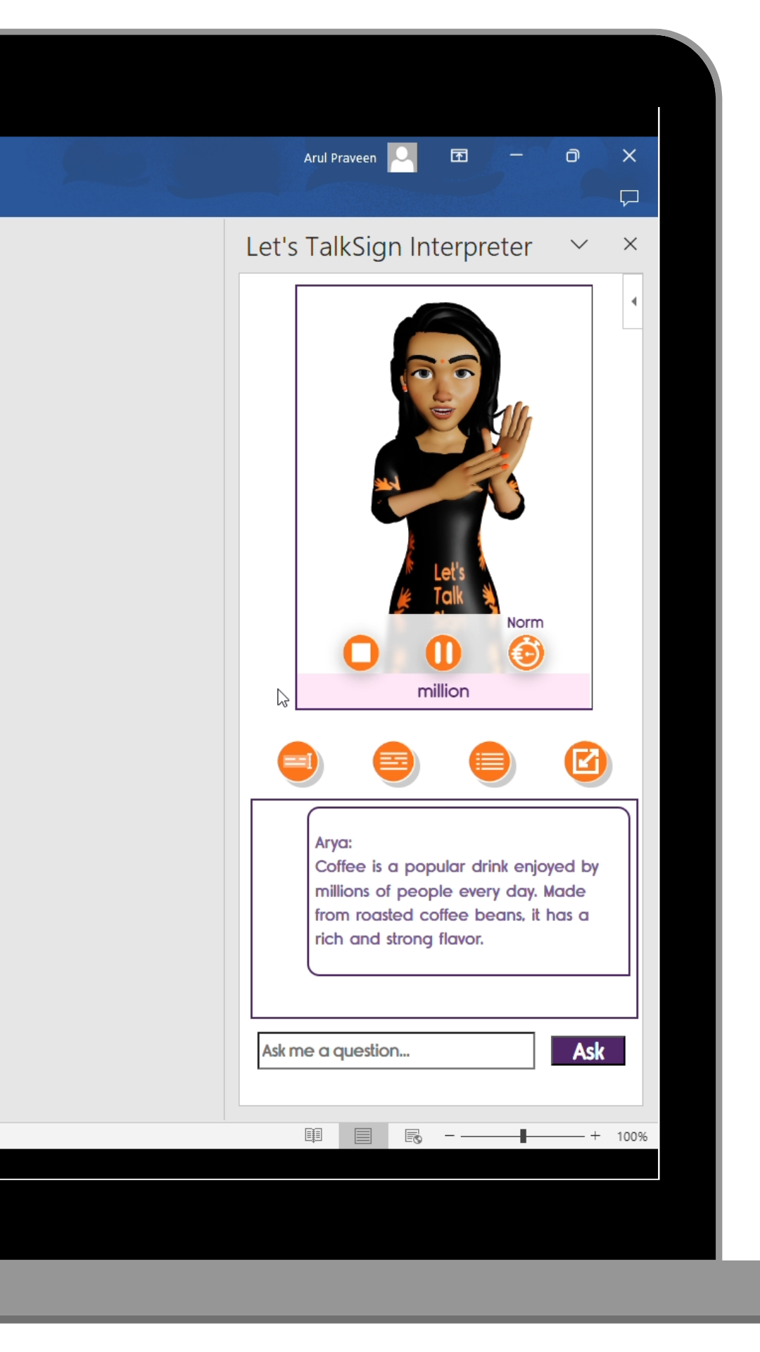 Real-Time Speech Interpretation